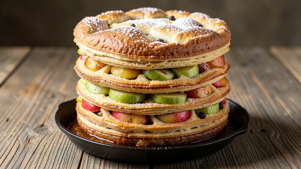 Stacked Apple Pies Recipe: Triple-Layered Crunch and Caramelized Sweetness