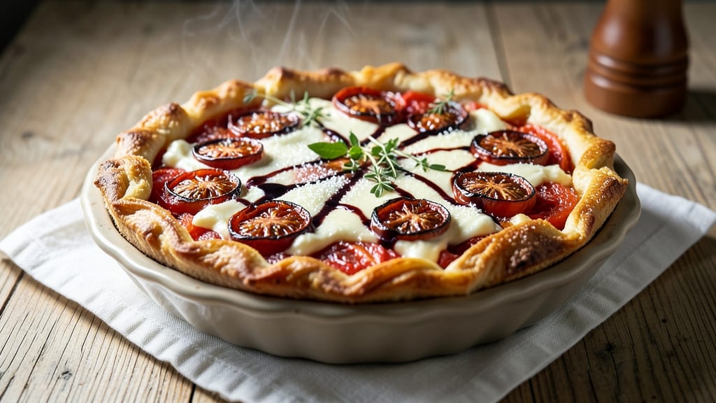 Roasted Tomato Pie Recipe: Sweet-Tart Filling with Buttery Crust Brilliance