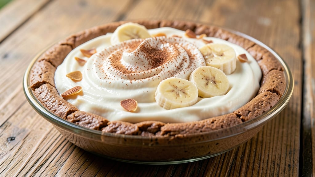 Raw Vegan Banana Cream Pie Recipe: Silky Coconut Base with Nutty Crunch Topping