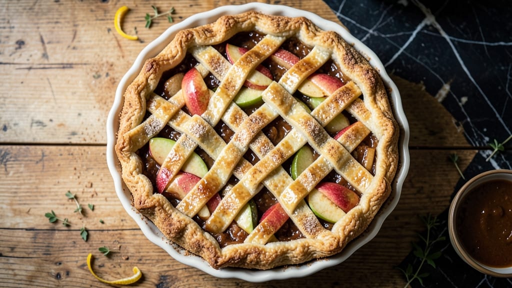 Standard Apple Pie Recipe: Classic Lattice Crust and Spiced Filling Harmony