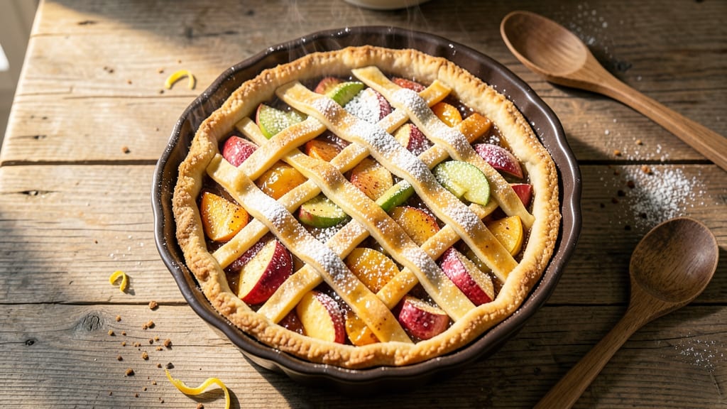 8 Apple Pie Recipe: Caramelized Topping That Stays Crunchy All Night