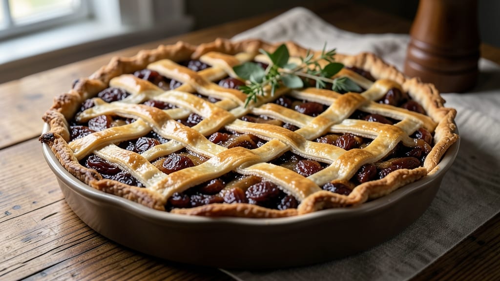 Amish Raisin Pie Recipe: Homestyle Spice and Foil-Sealed Crust Brilliance