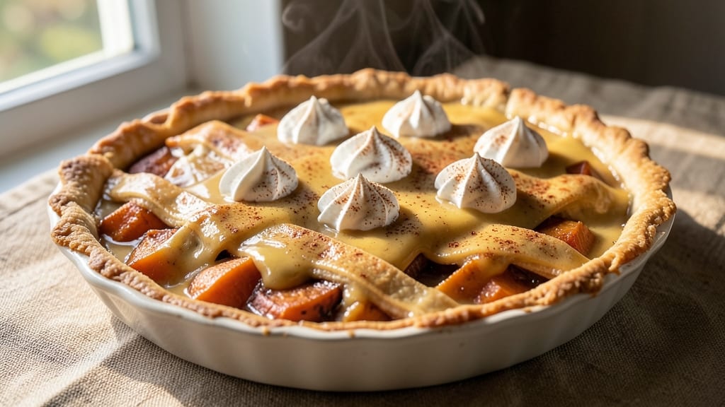 Amazing Sweet Potato Pie Recipe: Spiced Filling with Crunchy Vanilla Streusel Topping