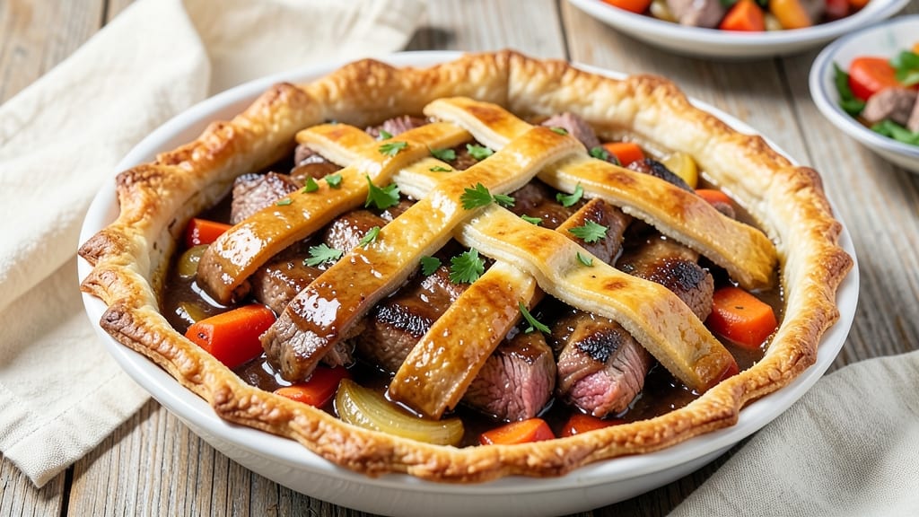 Roast Beef Meat Pies Recipe: Flaky Crusts Hugging Savory Filling