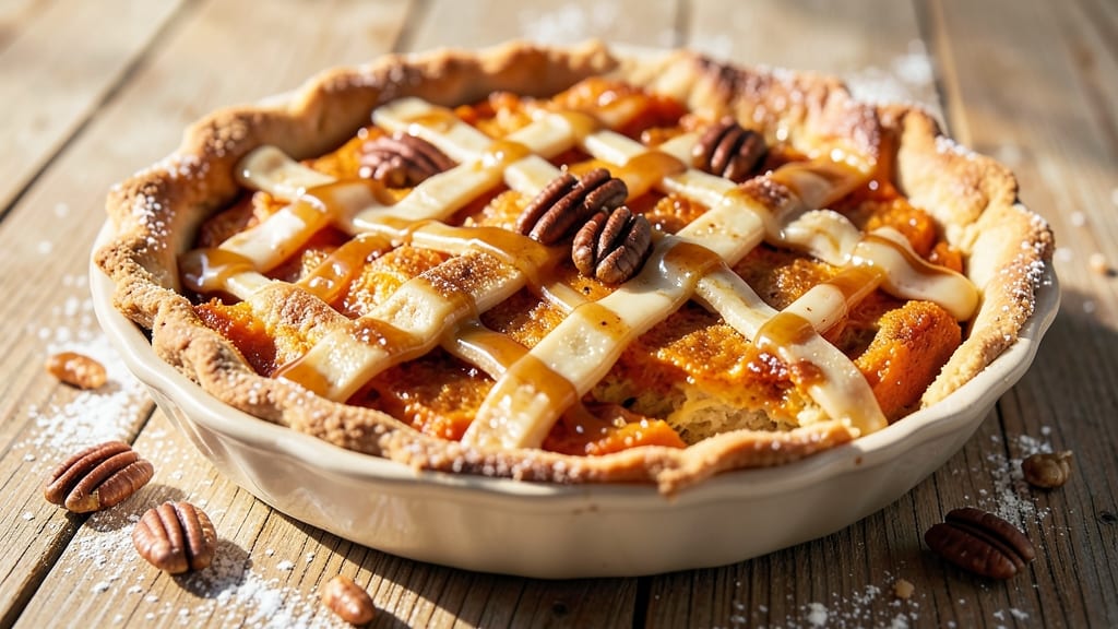 Real Sweet Potato Pie Recipe: Spiced Filling with Crunchy Pecan Crown