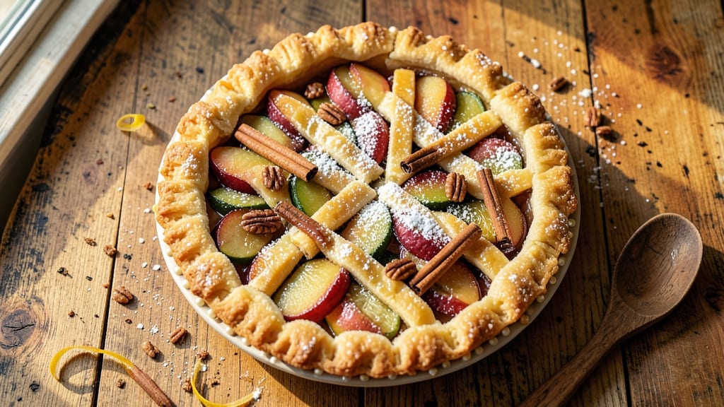 Sour Apple Pie Recipe: Tart-Tangy Crunch With Buttery Lattice Top