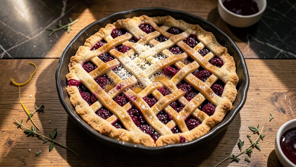 Amish Blackberry Pie Recipe: Rustic Crust and Bursting Fruit Filling