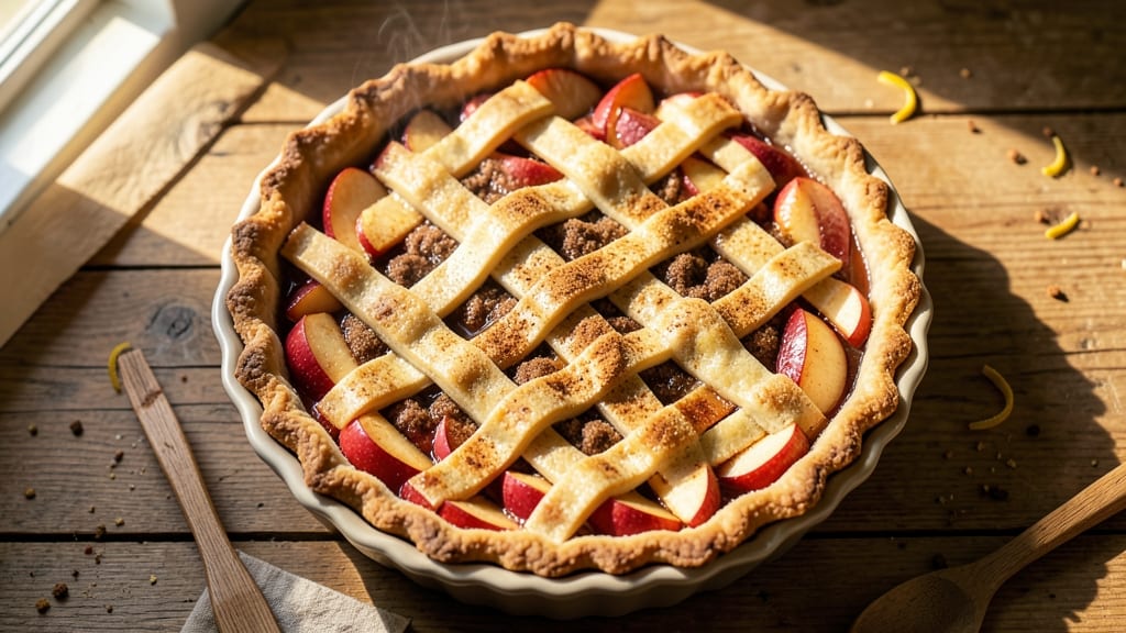 Quick and Easy Homemade Apple Pie Recipe: Crispy Lattice Crust, Spiced Filling in One Hour
