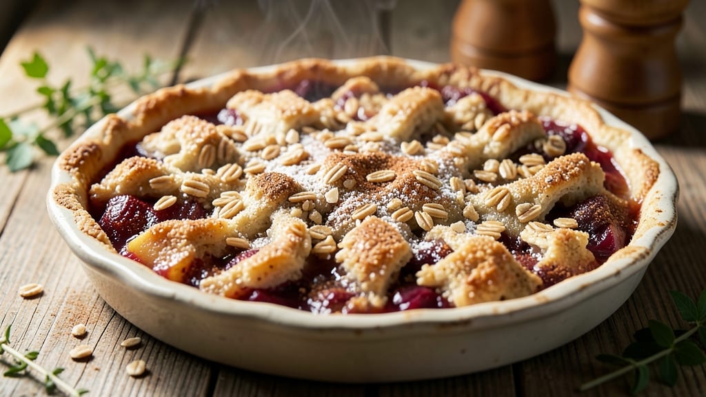 Apple Crisp Recipe Made With Canned Apple Pie Filling: One-Bowl Warm Spice Crunch