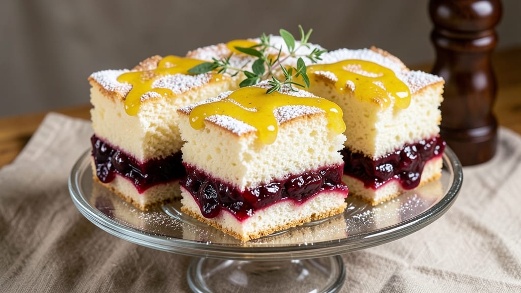 Angel Food Cake Mix and Cherry Pie Filling Recipe: Two-Layer Dream With No-Bake Ease