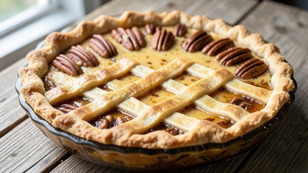 American Pecan Pie Recipe: Rich Vanilla Swirls with Toasted Nutty Crunch