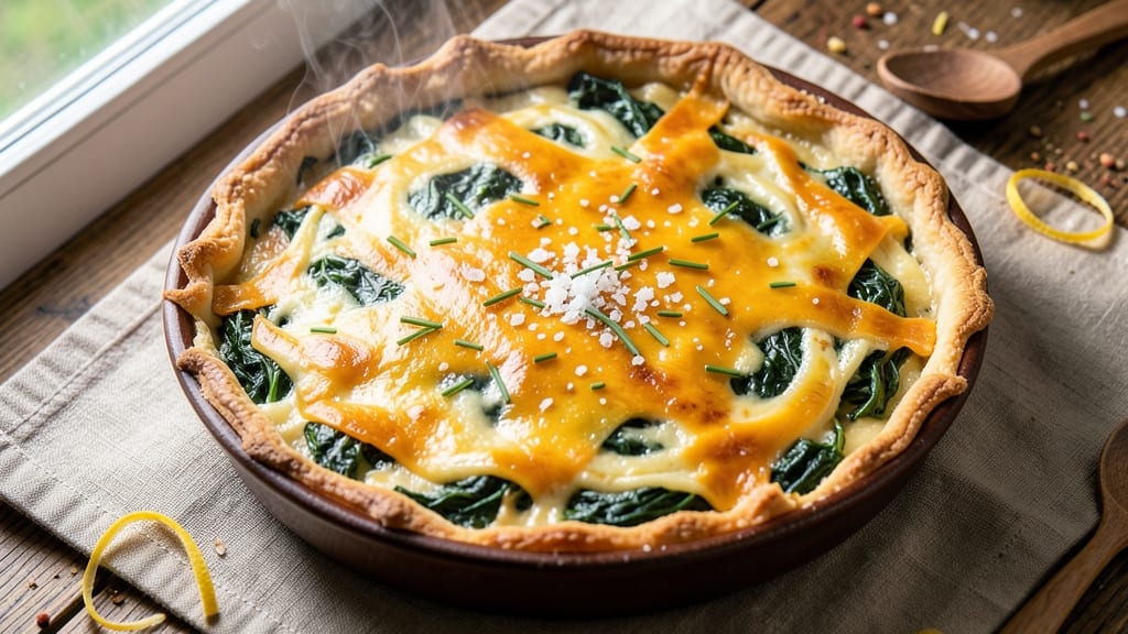 Potato and Spinach Pie Recipe: Savory Crust and Herbed Filling Harmony