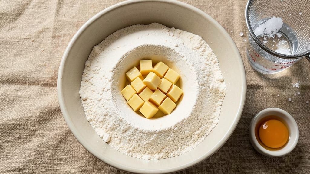 9-Inch Pie Dough Recipe: Cold Butter Layers for Shatterproof Crusts