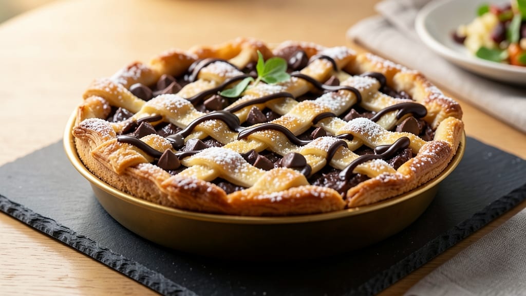5 Star Chocolate Pie Recipe: Deep Richness With Crispy Lattice Top