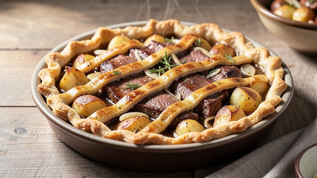 Roast Beef and Potato Pie Recipe: Savory Gravy-Braised Layers of Comfort
