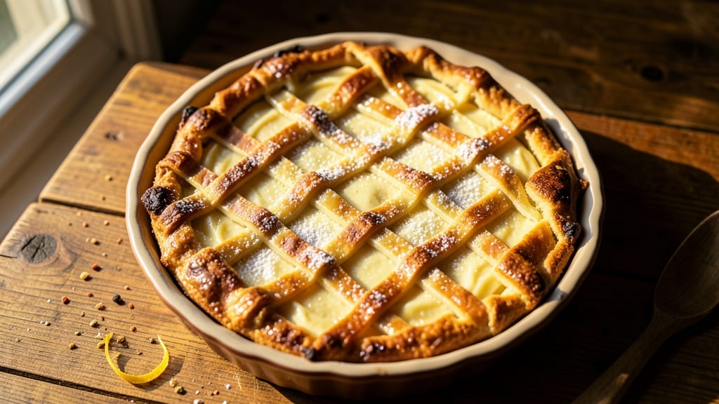 Amish Schnitz Pie Recipe: Buttery Crust and Vanilla-Cream Cheese Filling Fusion