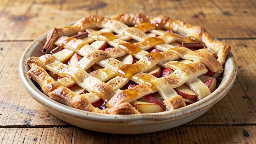 10-Minute Apple Pie Recipe: Warm Spice and Crispy Lattice Crunch