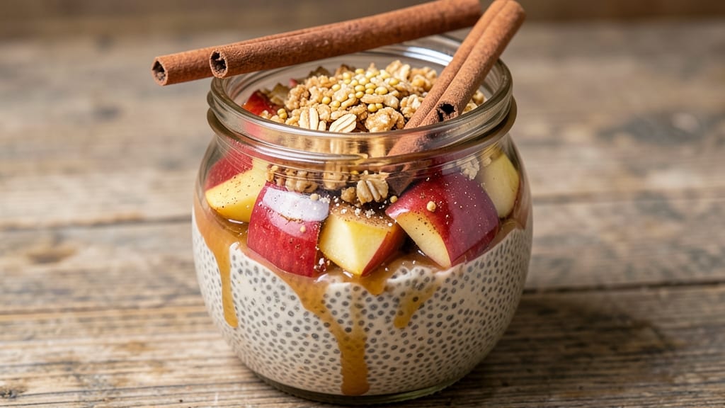 Apple Pie Chia Seed Pudding Recipe: Spiced Apple Flavor Meets Creamy Chia Magic