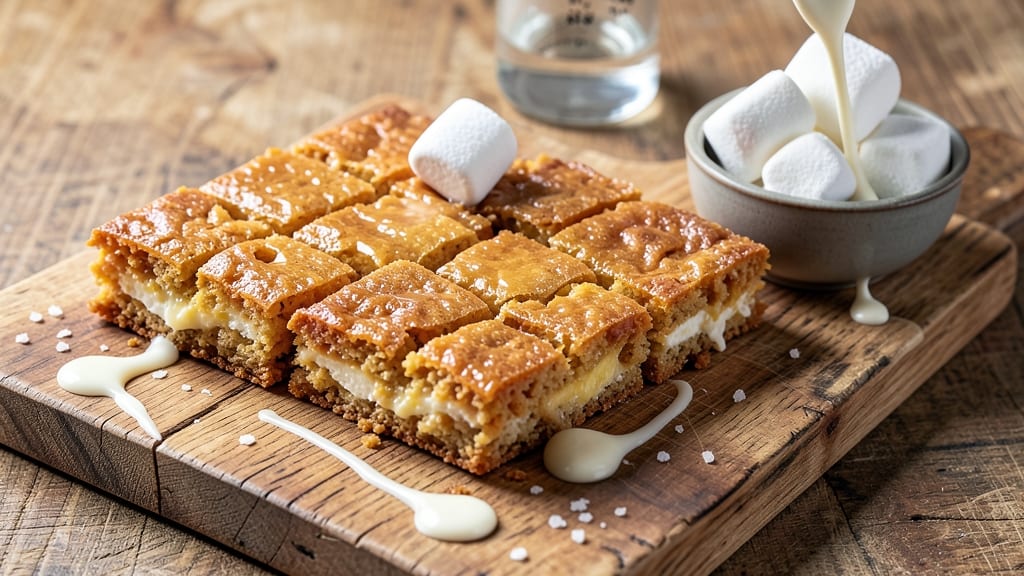 Rice Krispie Treat Recipe Using Large Marshmallows: Giant Gooey Squares With Crunchy Cornflake Crust