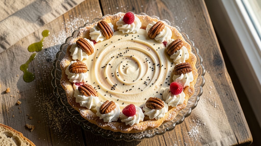 Amish White Christmas Pie Recipe: Vanilla Cream Cheese Dream With Crunchy Clusters
