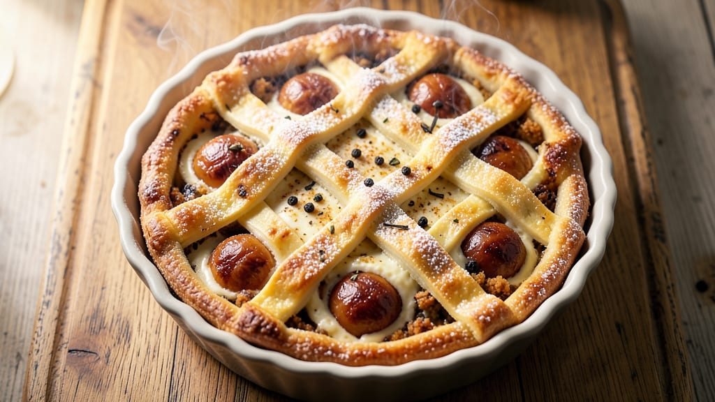 Scotch Egg Pies Recipe: Crispy Pastry Hugging Warm Vanilla Filling