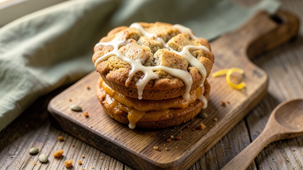 Amish Pumpkin Whoopie Pies Recipe: Spiced Cake Sandwiches With Gooey Vanilla Cream Filling