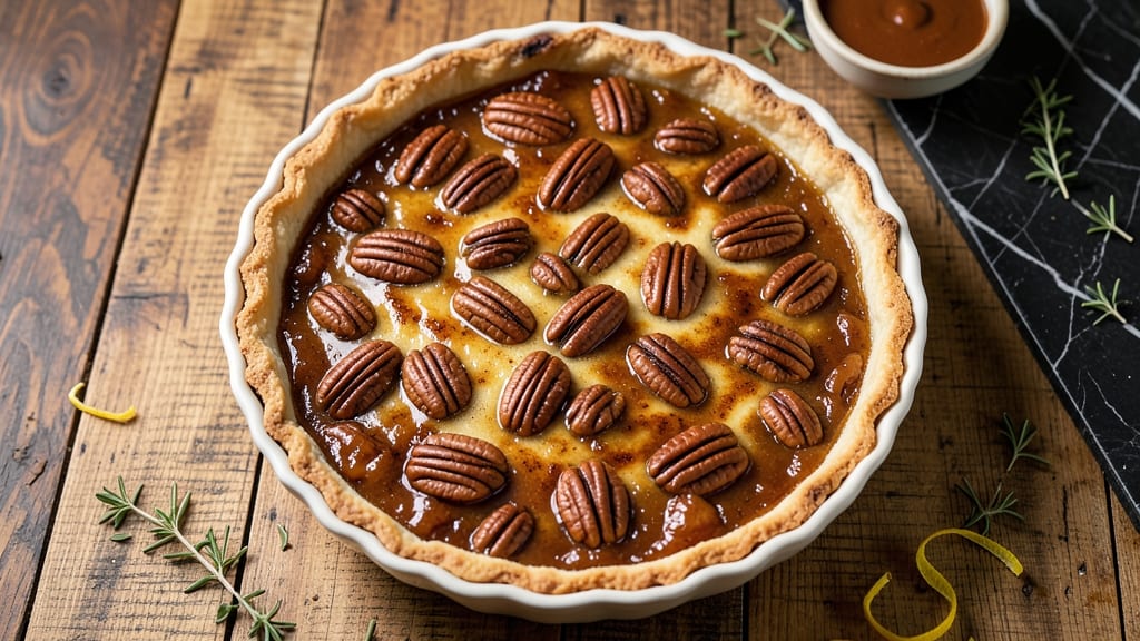 1920 Pecan Pie Recipe: Vintage Spice and Caramelized Nut Magic