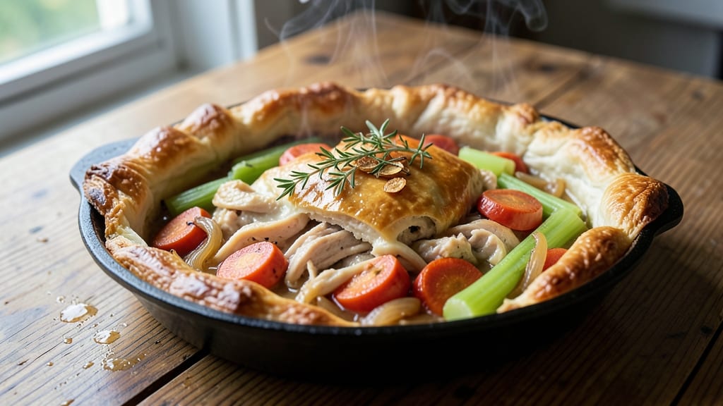 Rustic Chicken Pot Pie Recipe: Homestyle Flavor Locked in Foil