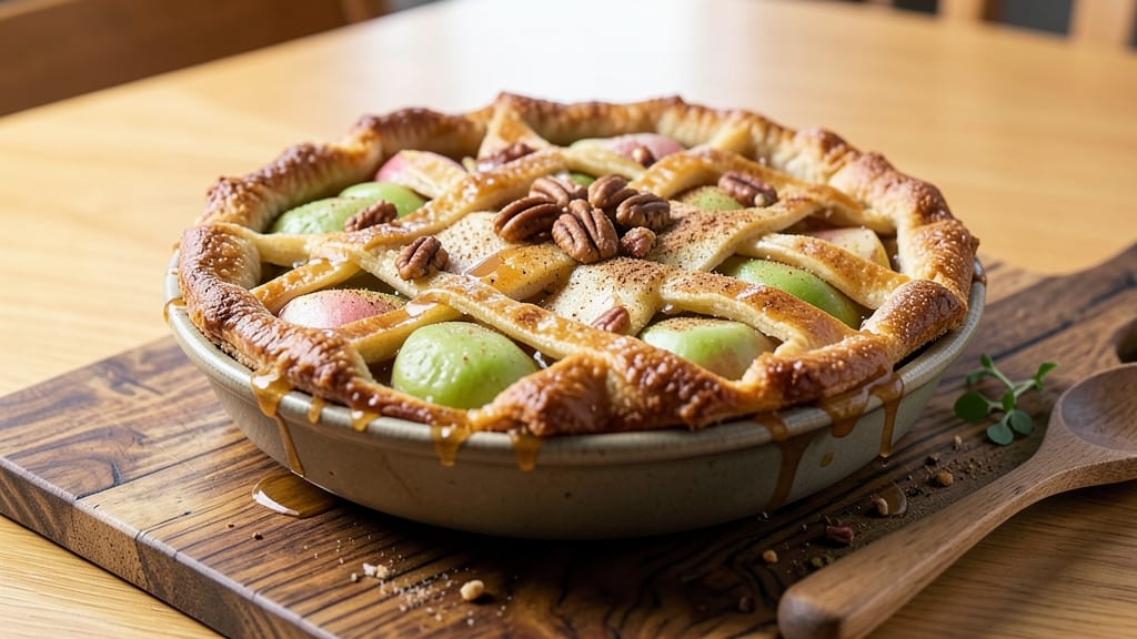 Stanley Tucci's Apple Pie Recipe: Homestyle Lattice Magic With Foil-Sealed Crust